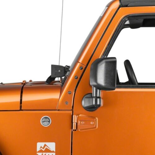 Raxiom for 2007-2018 Jeep Wrangler JK Windshield Mounted Light Brackets - Image 4