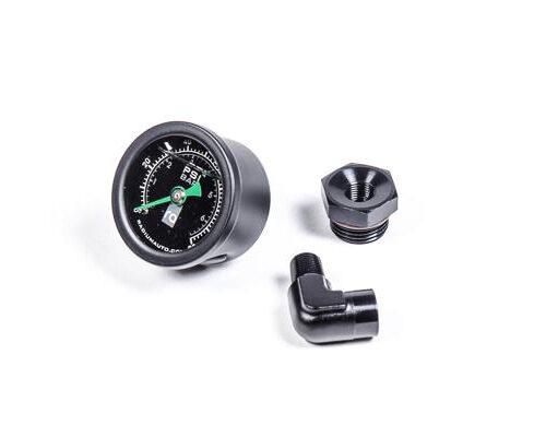 Alternative view of Radium Engineering 08-17 Subaru WRX STI Fuel Pressure Gauge w/ 8AN ORB Adapter