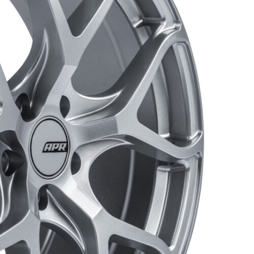 APR A01 Flow Formed - 19x8.5 - 5x112 - ET45 - 66.5mm Center Bore - Hyper Silver Wheel - Image 3