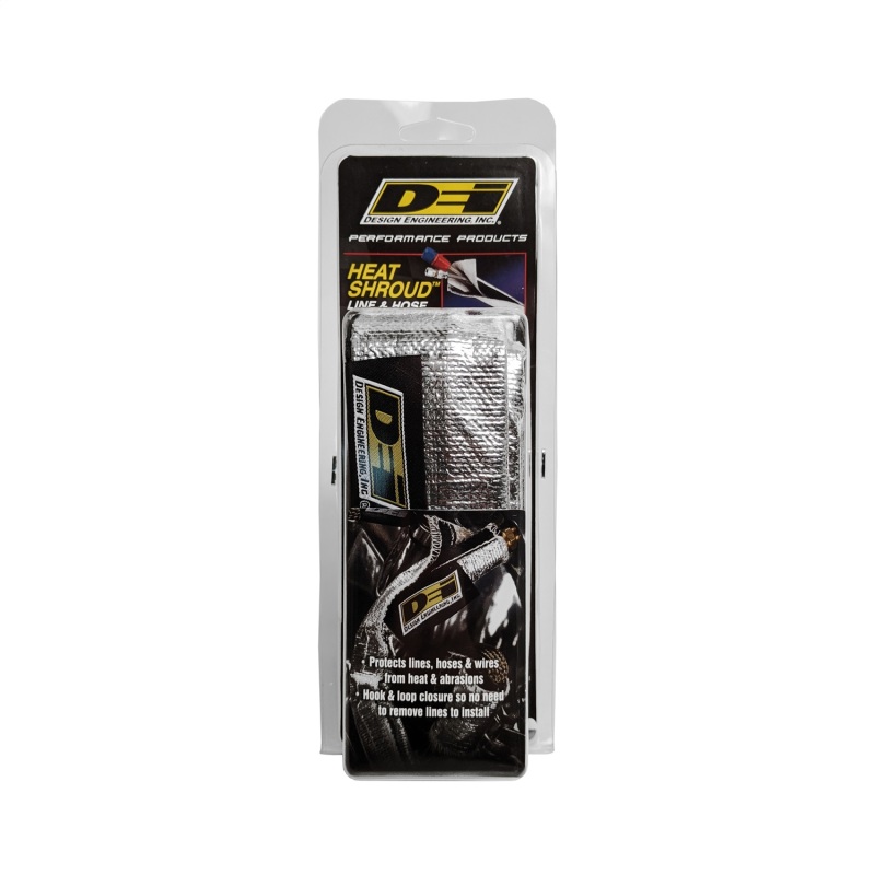 DEI Heat Shroud 2-1/2in x 3ft - Aluminized Sleeving-Hook and Loop Edge - Image 3