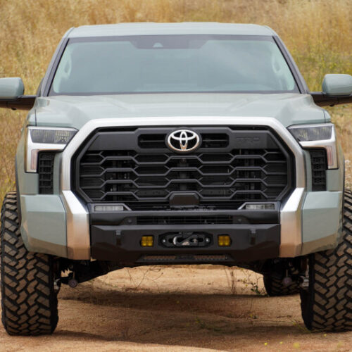 DV8 Offroad 22-26 Toyota Tundra Centric Series Front Bumper - Image 4