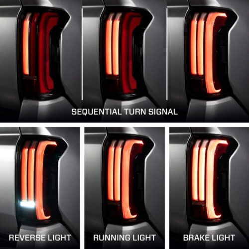 Alternative view of Form Lighting 24-26 Toyota Tacoma LED Tail Lights Red (pair)