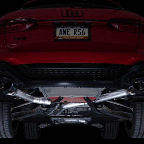 AWE Tuning SwitchPath Cat-Back Exhaust - Diamond Black Tips for 21-23 Audi C8 RS6/RS7 - Image 7