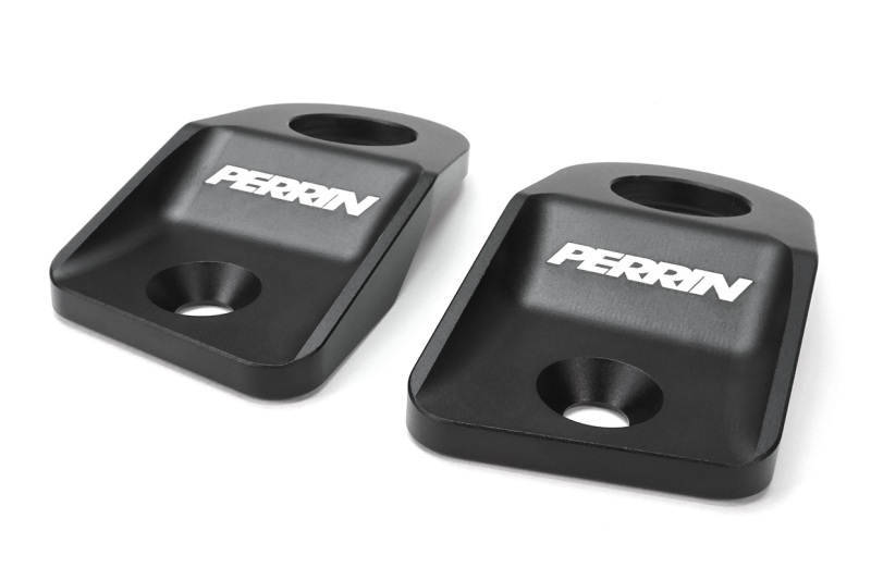 PERRIN 15-21 Subaru WRX/STI / 13-17 Crosstrek / 12-16 Impreza Upper Radiator Bracket Set - Black