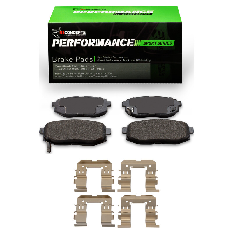 R1 2006-2025 Scion FR-S Rear R1 Performance Sport Pads & Hardware Kit - Image 7