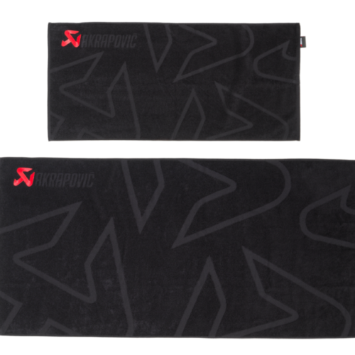 Akrapovic Towel Set - Black w/ Red Logo - Image 3