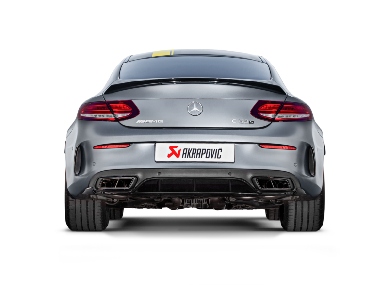 Akrapovic Evolution Line Cat Back (Titanium) w/ Carbon Tips (Req. Link Pipe) for 16-17 AMG C63 Coupe - Image 4
