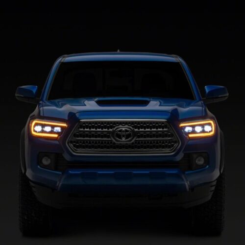 Raxiom for 2016-2023 Toyota Tacoma CXR Series V2 LED Projector Headlights- Black Housing- Clear Lens - Image 4