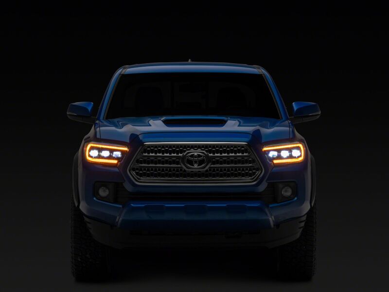 Raxiom for 2016-2023 Toyota Tacoma CXR Series V2 LED Projector Headlights- Black Housing- Clear Lens - Image 4