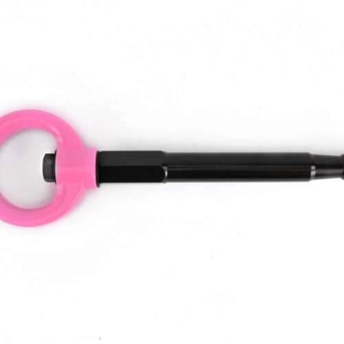 PERRIN 22-26 Subaru WRX / 18-23 Crosstrek / 17-23 Impreza Forester Tow Hook Kit (Front) - Hyper Pink - Image 3