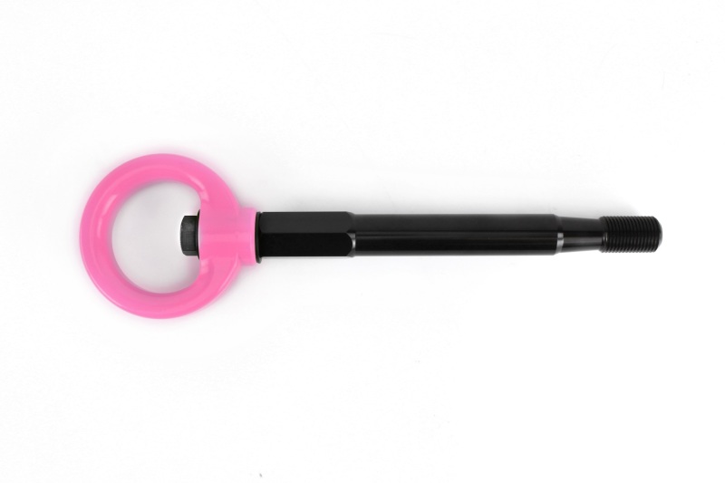 PERRIN 22-26 Subaru WRX / 18-23 Crosstrek / 17-23 Impreza Forester Tow Hook Kit (Front) - Hyper Pink - Image 3