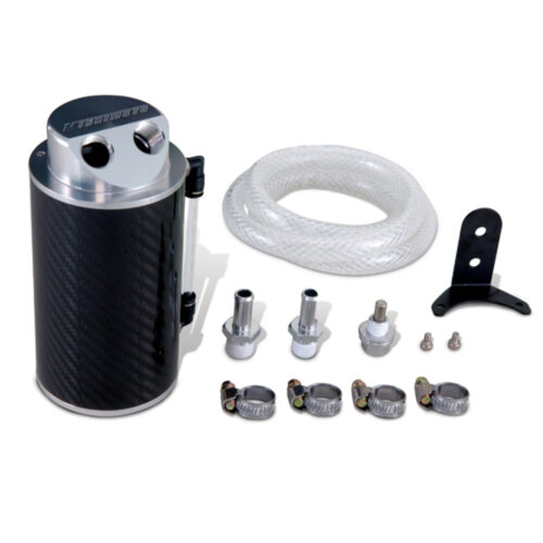 Mishimoto Carbon Fiber Oil Catch Can 10mm Fittings - Image 2