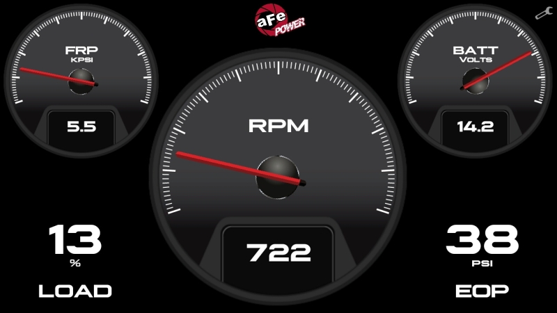 aFe Power AGD Advanced Gauge Display Digital 5.5in Monitor 08-18 Dodge/RAM/Ford/GM Diesel Trucks - Image 9