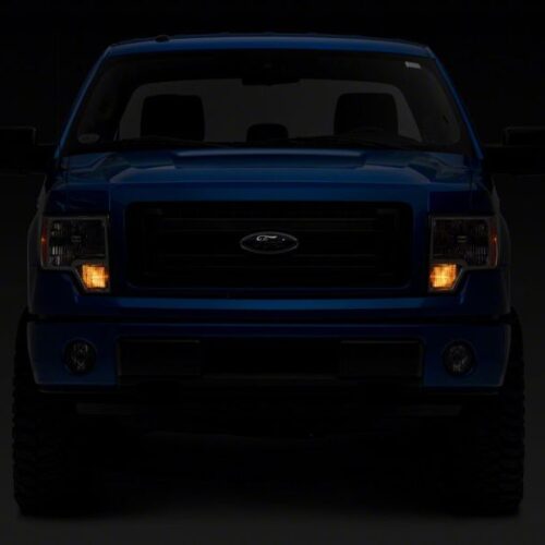 Raxiom for 2009-2014 Ford F-150 Axial OEM Style Rep Headlights- Chrome Housing (Clear Lens) - Image 10