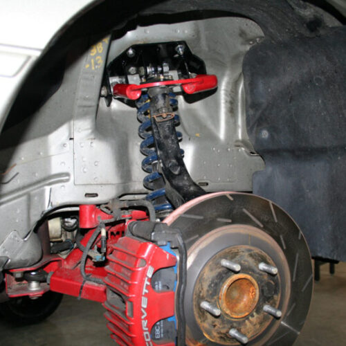 Alternative view of UMI Performance 93-02 F-Body Front Upper A-Arm Mounts Adjustable Coil Over Only