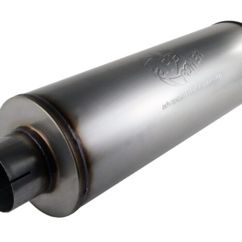 aFe Power MACHForce XP Exhausts Mufflers SS-409 EXH Muffler 4 ID In/Out 8 Dia - Image 3