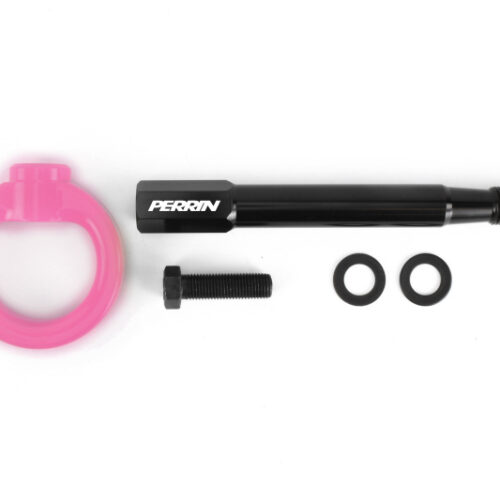 PERRIN 25-26 Subaru Forester (Bse/Ltd-Prem-Spt-Tour Incl. Hybrid/Wldrns) FR Tow Hook Kit - Hyp Pink - Image 4