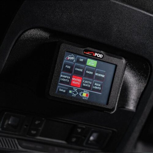 sPOD 2023+ Ford F250/F350 Super Duty BantamX Touchscreen Vehicle Power Management Kit - Image 2