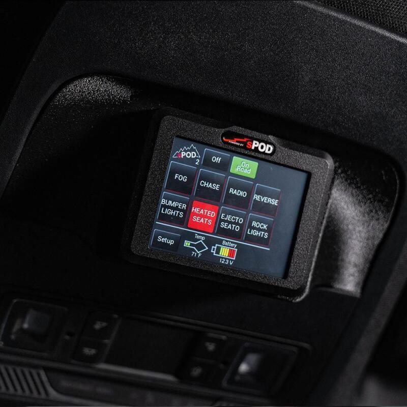 sPOD 2023+ Ford F250/F350 Super Duty BantamX Touchscreen Vehicle Power Management Kit - Image 2