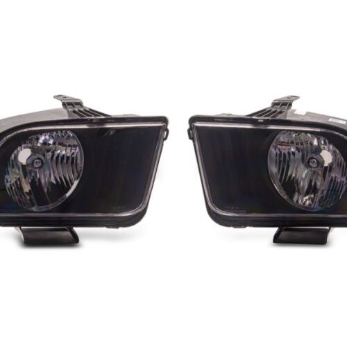 Alternative view of Raxiom for 2005-2009 Ford Mustang Axial Series OEM Style Rep Headlights- Chrome Housing (Clear Lens)