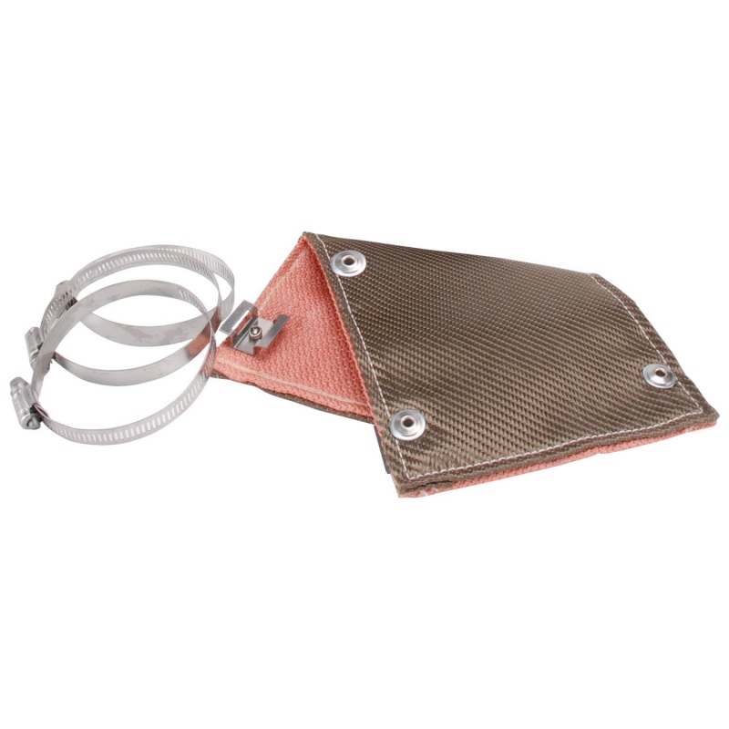 DEI Pipe Shield w/Stainless Steel Clamps - 6in x 12in - Titanium - Image 9