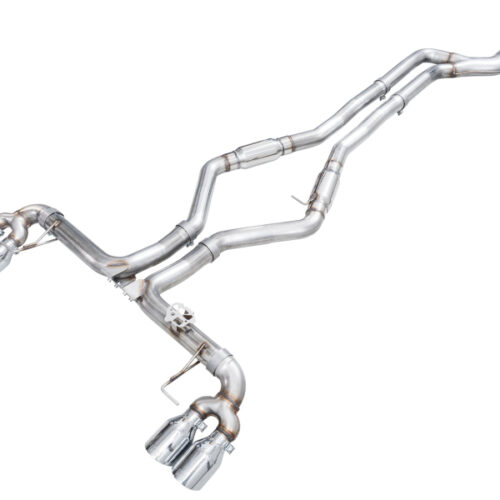 Alternative view of AWE Tuning Track Edition Exhaust - Chrome Silver Tips for 22-26 BMW M240i (G42)