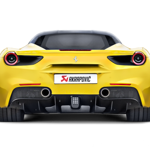 Akrapovic Slip-On Line (Titanium) w/ Carbon Tips for 16-17 Ferrari 488 GTB/488 Spyder - Image 6