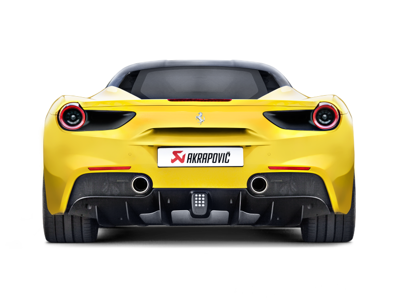 Akrapovic Slip-On Line (Titanium) w/ Carbon Tips for 16-17 Ferrari 488 GTB/488 Spyder - Image 6