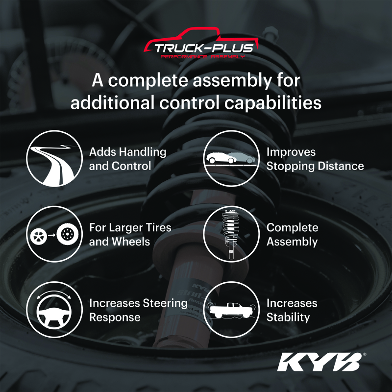 KYB 14-18 Chevrolet Silverado 1500 / GMC Sierra 1500 Standard Cab RWD Truck-Plus Assembly - Front - Image 2