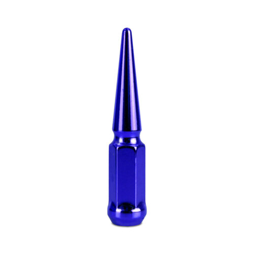 Mishimoto Steel Spiked Lug Nuts M14 x 1.5 24pc Set Blue - Image 3