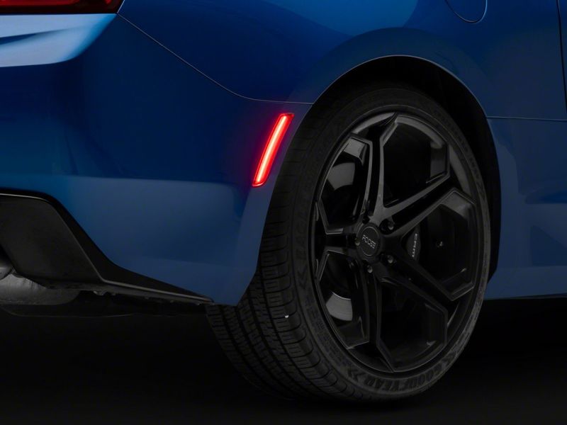 Raxiom for 2016-2023 Chevrolet Camaro Axial Series LED Front and Rear Side Markers- Clear - Image 4