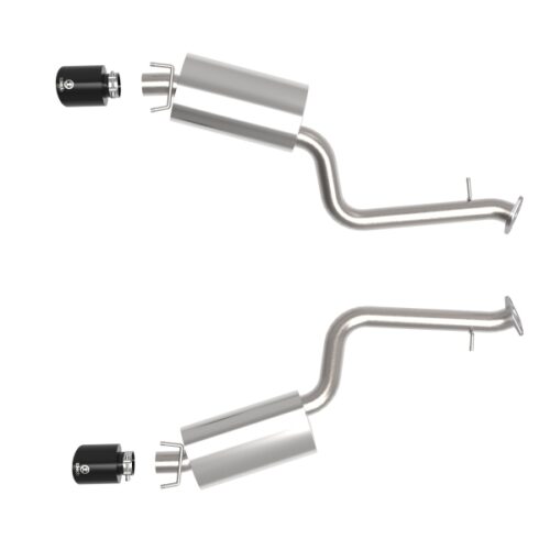 aFe Power Takeda 14-22 Lexus IS350 V6 2.5in. 304 Stainless Steel Axle-Back Exhaust System w/ Black Tip - Image 4