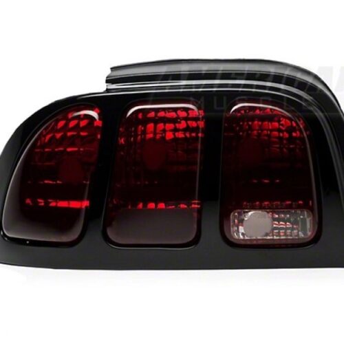 Alternative view of Raxiom for 1996-1998 Ford Mustang Tail Lights- Black Housing (Smoked Lens)