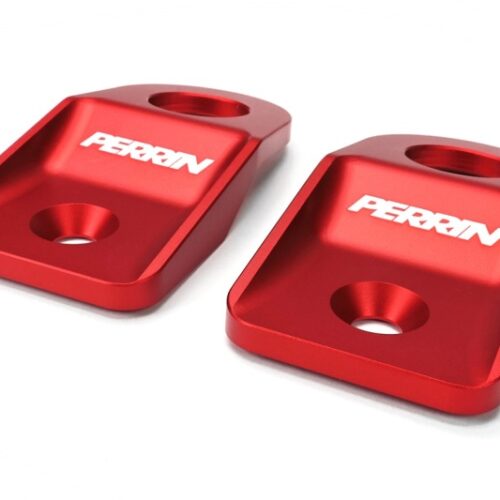 PERRIN 08-14 Subaru WRX/STI / 08-11 Impreza / 08-10 Outback Upper Radiator Bracket Set - Red