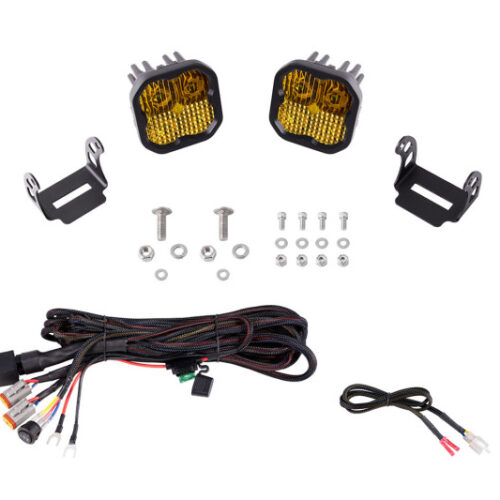 Diode Dynamics 21-22 Ford F-150 SSC2 Stage Series Backlit Ditch Light Kit - Sport Yellow Combo - Image 6