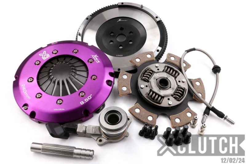 XClutch XKFD24640-1R 13-18 Ford Focus ST 2.0L Stage 2R Extra HD Sprung Ceramic Clutch Kit