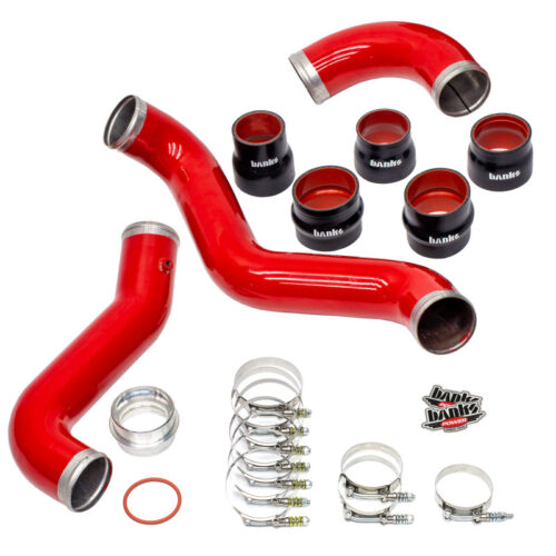 Banks Power 17-19 Chevy/GMC 2500HD/3500HD Diesel 6.6L Boost Tube Upgrade Kit - Red - Image 9