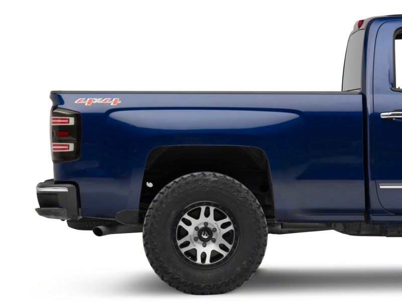 Raxiom for 2014-2018 Chevrolet Silverado 1500 LED Taillights w/ SEQL Turn Signals- Blk Housing (Clear Lens) - Image 4