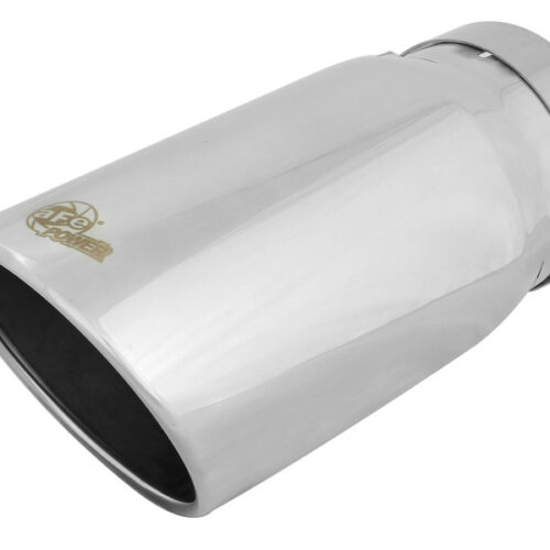 aFe Power Universal Bolt On Exhaust Tip Polished 5in Inlet x 6in Outlet x 12in Long - Image 3