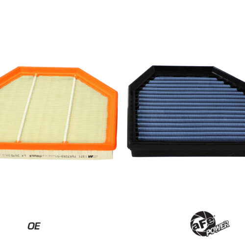 aFe Power MagnumFLOW OEM Replacement Air Filter PRO 5R 2015 BMW M3/M4 (F80/F82) 3.0L S55 (tt) Qty. 2 - Image 5