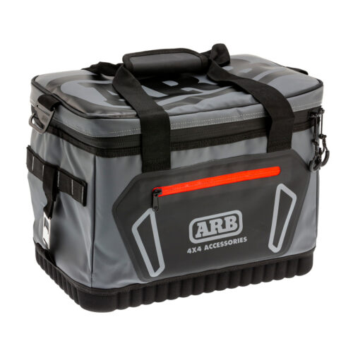 ARB Cooler Bag Charcoal w/ Red Highlights 15in L x 11in W x 9in H Holds 22 Cans - Image 2