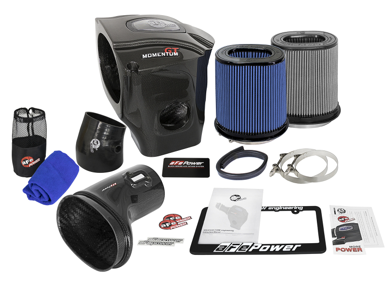 aFe Power Momentum GT Black Series Carbon Fiber CAIS 15-16 Dodge Challenger SRT Hellcat V8-6.2L (sc) - Image 10