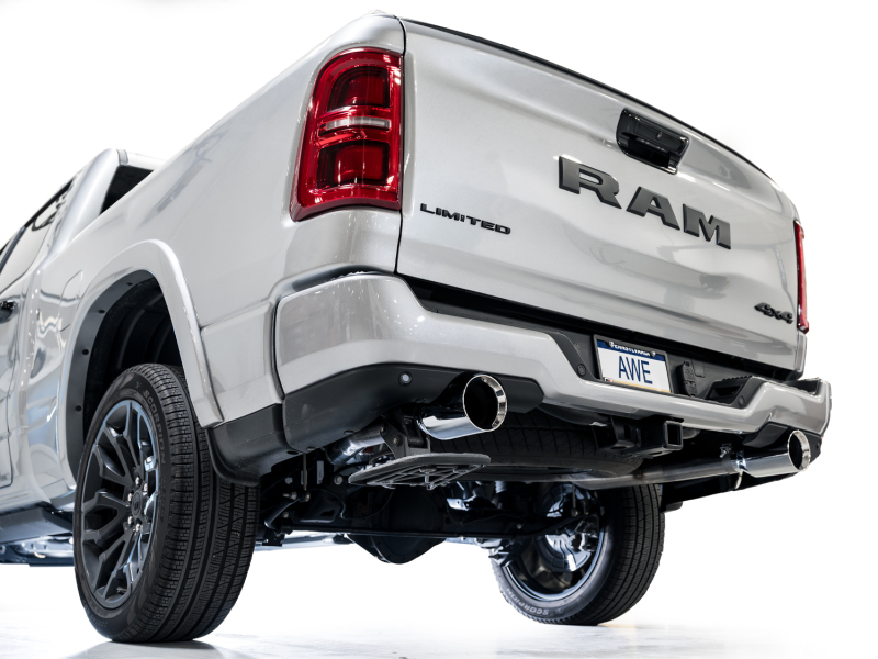 AWE Tuning Cat-Back Touring Exhaust - Chrome Silver Tips for 25+ RAM 1500 3.0TT 0FG - Image 7