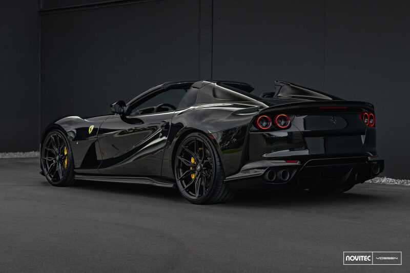 Vossen x Novitec NF11 22x11.5in - 5x114.3 BP - ET29 - Gloss Black Ferrari 296 Rear Wheel
