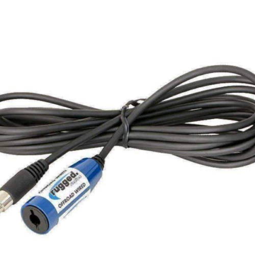 Rugged Radios OFFROAD Straight Cable to Intercom (Select Length) 16 Feet