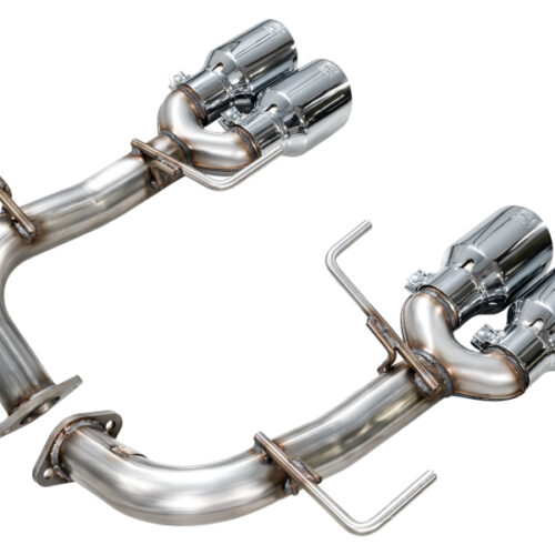 AWE Tuning Track Edition Axle-Back Exhaust - Chrome Silver Tips for 22-25 Subaru VB WRX - Image 5