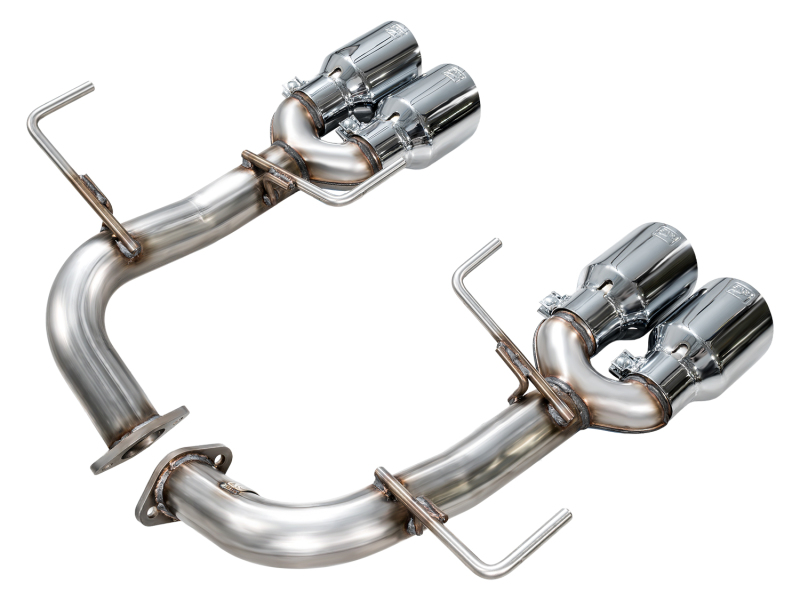 AWE Tuning Track Edition Axle-Back Exhaust - Chrome Silver Tips for 22-25 Subaru VB WRX - Image 5