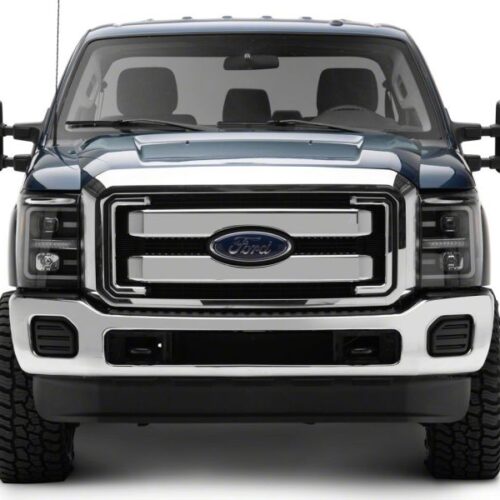 Raxiom for 2011-2016 Ford F-250 Super Duty LED Projector Headlights - Black Housing (Clear Lens) - Image 8