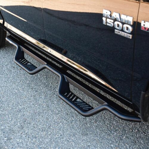Westin 19-23 RAM 1500 Classic Crew Cab Outlaw Drop Nerf Step Bars - Textured Black - Image 4