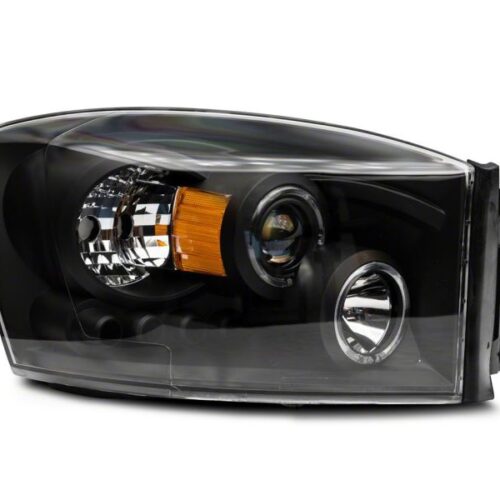 Raxiom for 2006-2008 Dodge RAM 1500 LED Halo Projector Headlights- Black Housing (Clear Lens) - Image 10